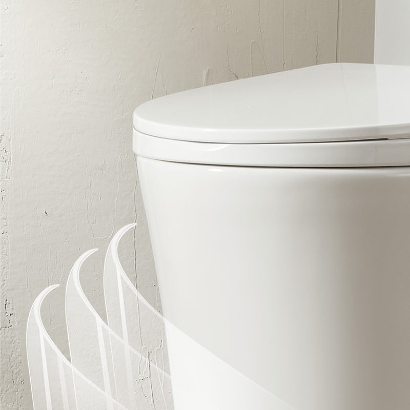 Traditional Toilet Bowl All-In-One Floor Mounted Siphon Jet Toilet