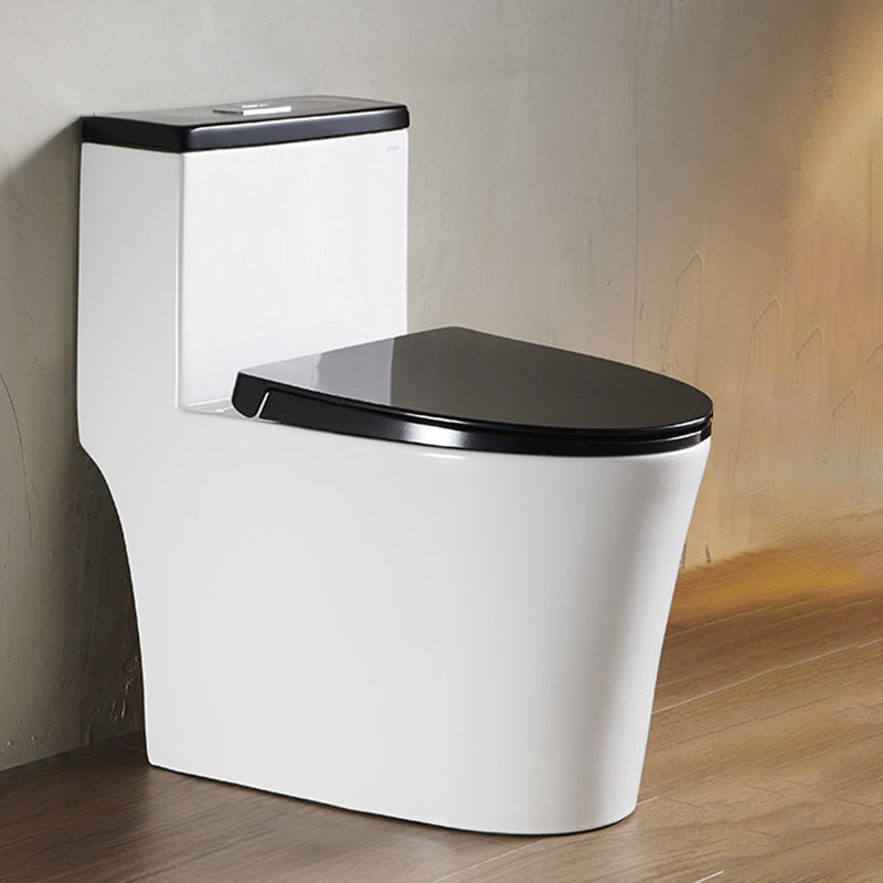 Traditional Toilet Bowl All-In-One Floor Mounted Siphon Jet Toilet