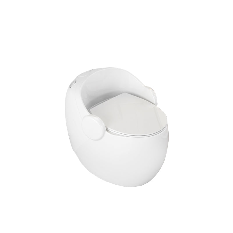 Modern All-In-One Flush Toilet Floor Mounted Porcelain Siphon Jet Toilet Bowl