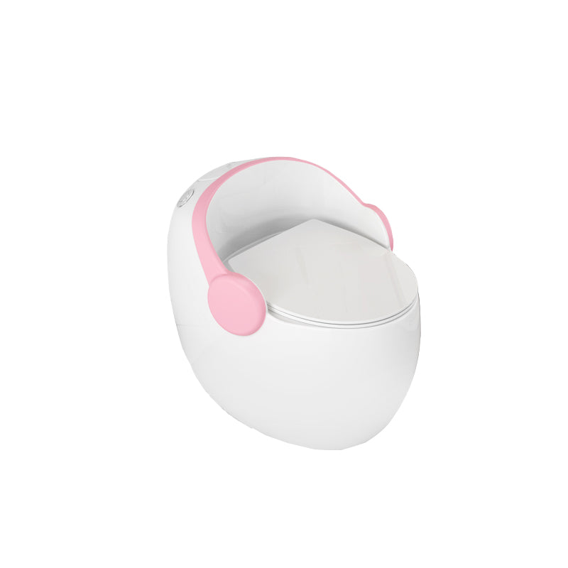 Modern All-In-One Flush Toilet Floor Mounted Porcelain Siphon Jet Toilet Bowl