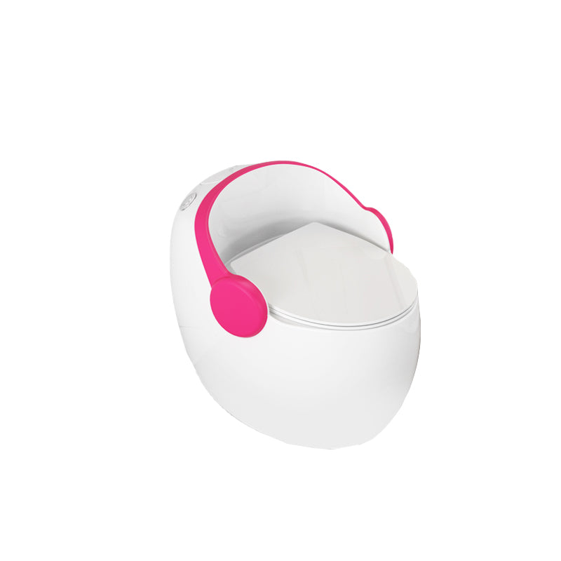 Modern All-In-One Flush Toilet Floor Mounted Porcelain Siphon Jet Toilet Bowl