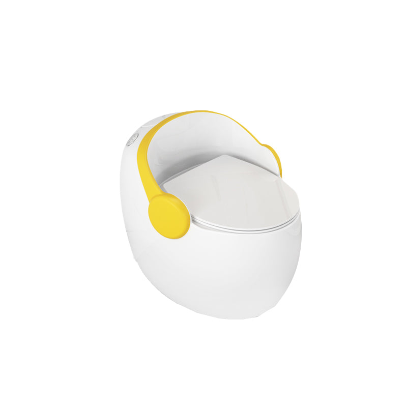 Modern All-In-One Flush Toilet Floor Mounted Porcelain Siphon Jet Toilet Bowl