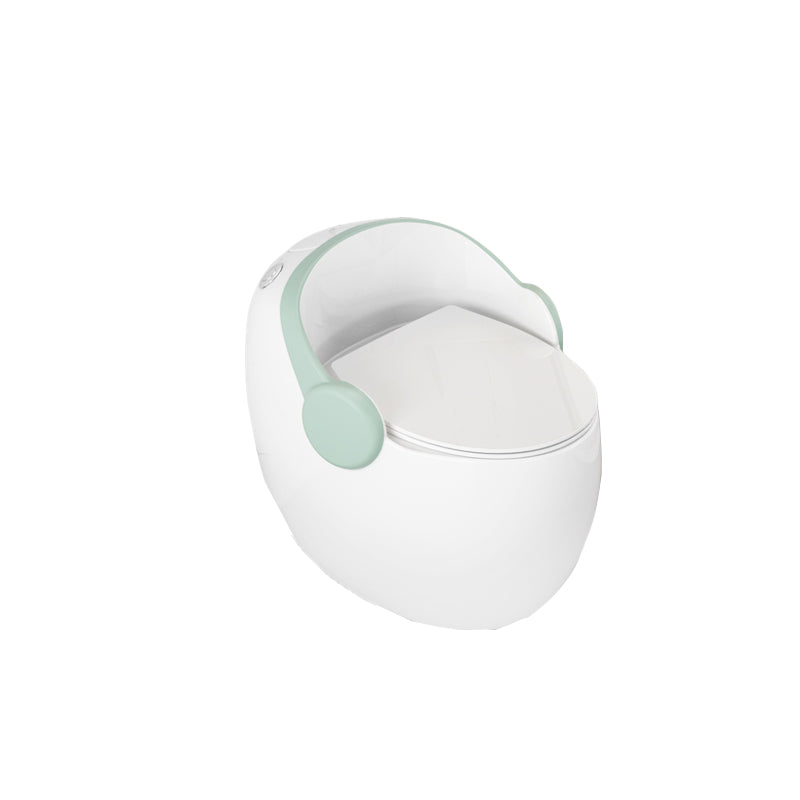 Modern All-In-One Flush Toilet Floor Mounted Porcelain Siphon Jet Toilet Bowl