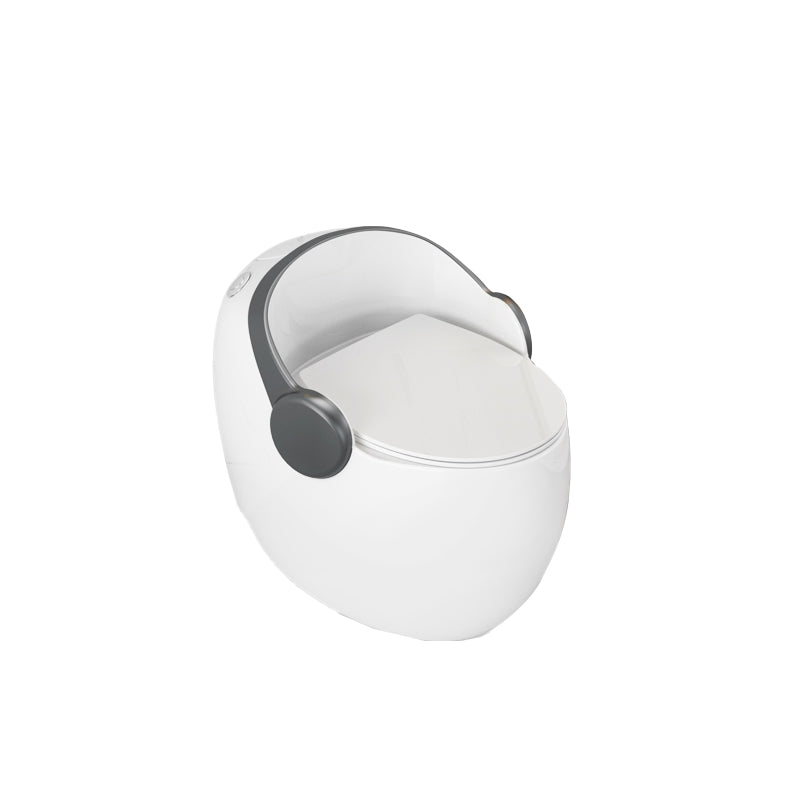 Modern All-In-One Flush Toilet Floor Mounted Porcelain Siphon Jet Toilet Bowl