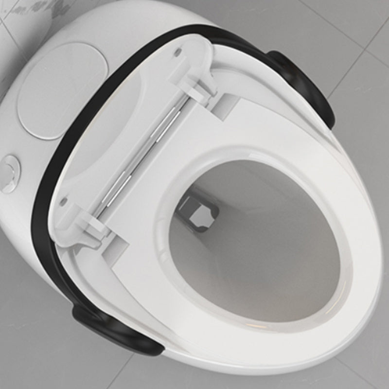 Modern All-In-One Flush Toilet Floor Mounted Porcelain Siphon Jet Toilet Bowl