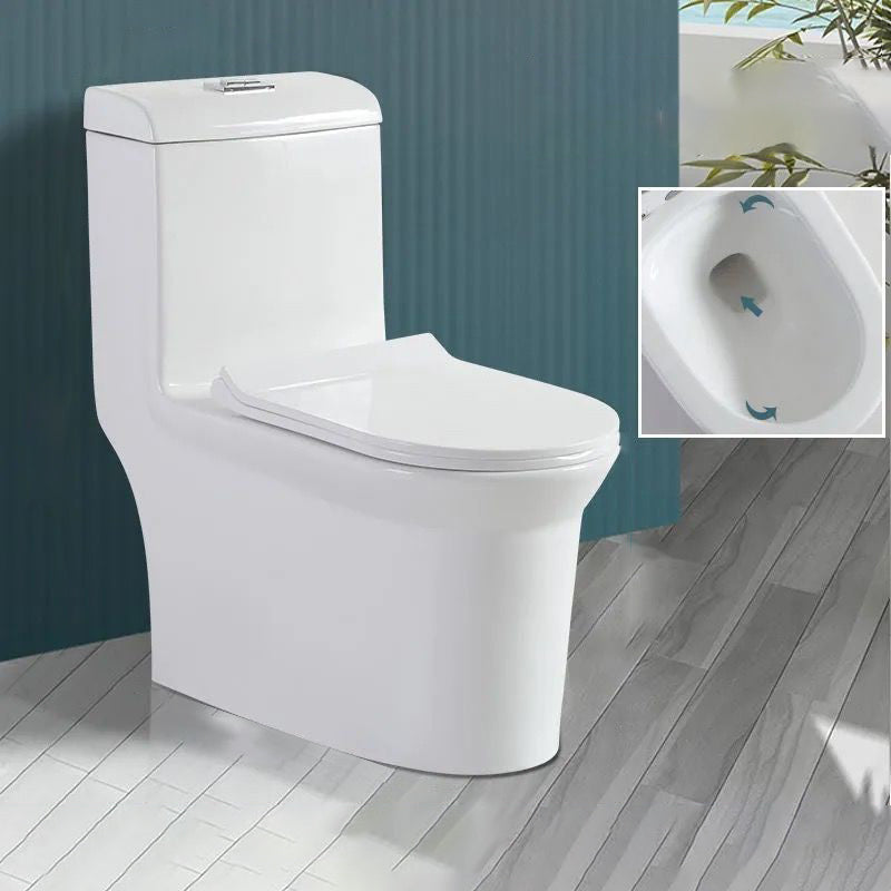 Contemporary One Piece Toilet Bowl Floor Mounted Urine Toilet for Bathroom
