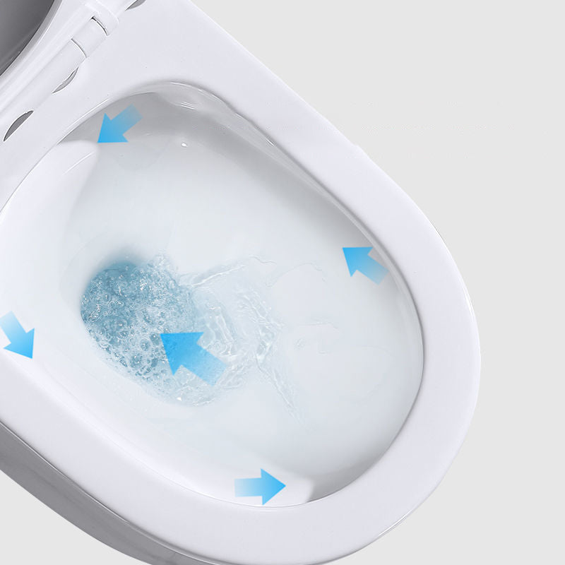 Contemporary One Piece Toilet Bowl Floor Mounted Urine Toilet for Bathroom