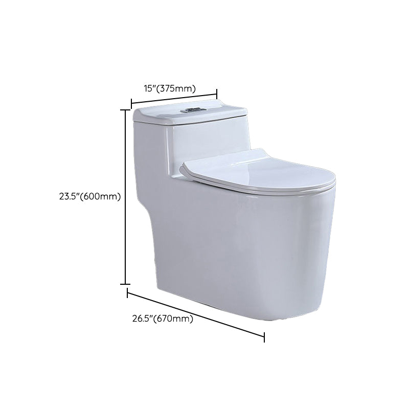 Contemporary One Piece Toilet Bowl Floor Mounted Urine Toilet for Bathroom