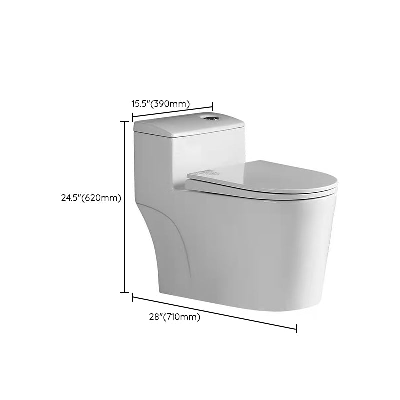 Contemporary One Piece Toilet Bowl Floor Mounted Urine Toilet for Bathroom