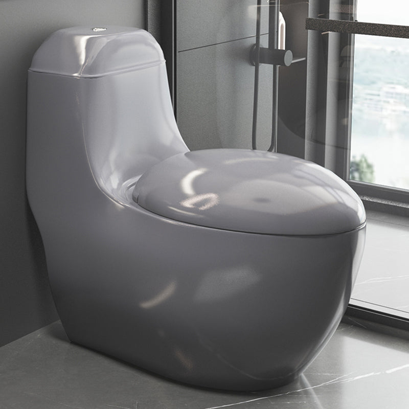 Modern Flush Toilet All-In-One Floor Mounted Porcelain Siphon Jet Urine Toilet