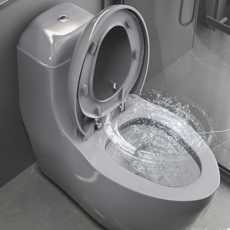 Modern Flush Toilet All-In-One Floor Mounted Porcelain Siphon Jet Urine Toilet