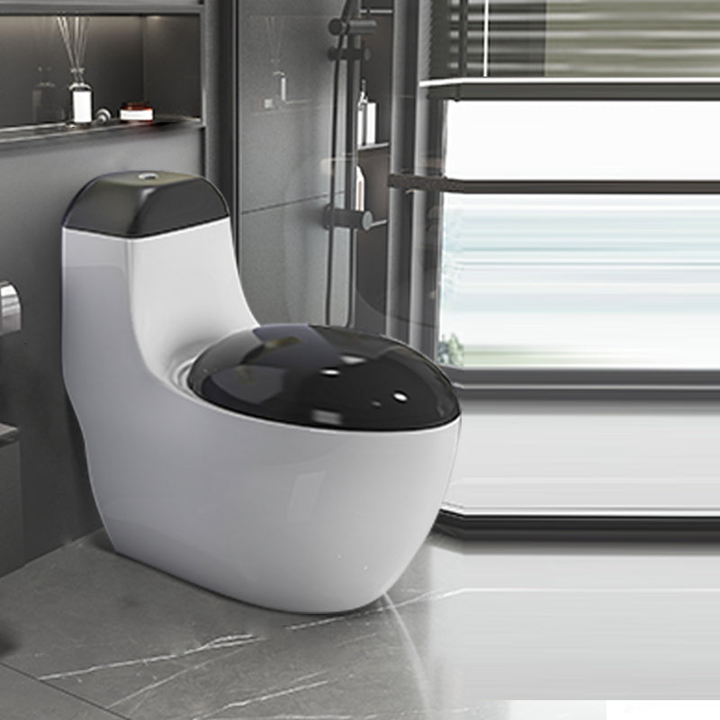 Modern Flush Toilet All-In-One Floor Mounted Porcelain Siphon Jet Urine Toilet