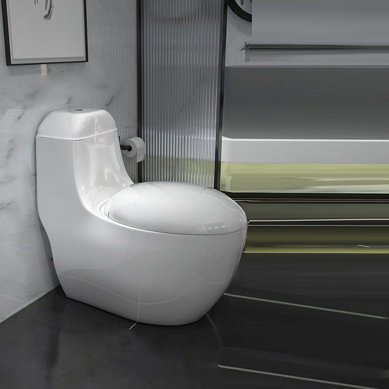 Modern Flush Toilet All-In-One Floor Mounted Porcelain Siphon Jet Urine Toilet