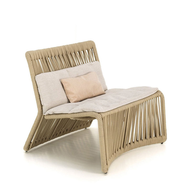 Tropical Patio Sofa Water Resistant Rattan Outdoor Patio Sofa