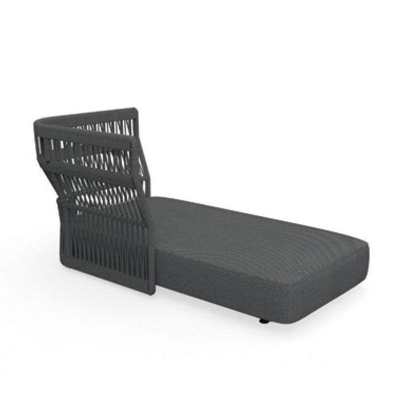 Tropical Patio Sofa Water Resistant Rattan Outdoor Patio Sofa