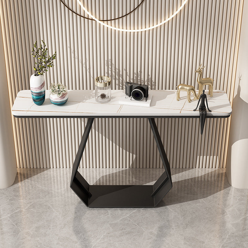 Rectangle Glam Console Accent Table Antique Finish Console Sofa Table