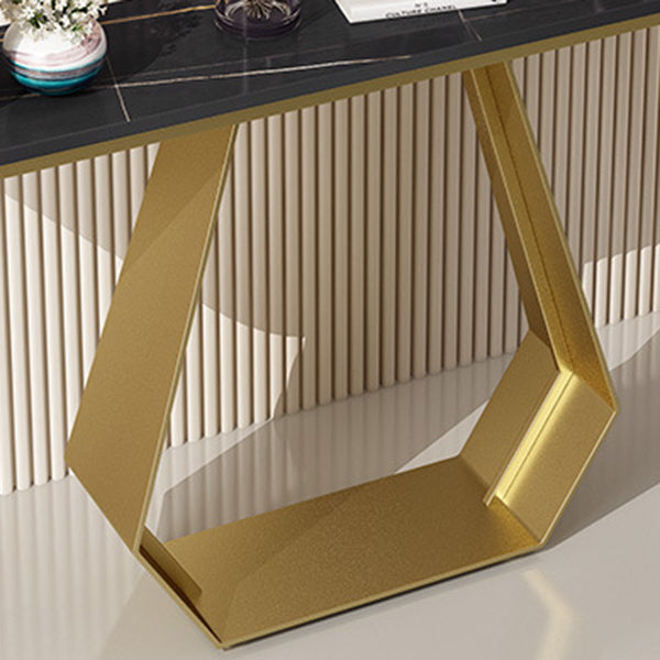 Rectangle Glam Console Accent Table Antique Finish Console Sofa Table
