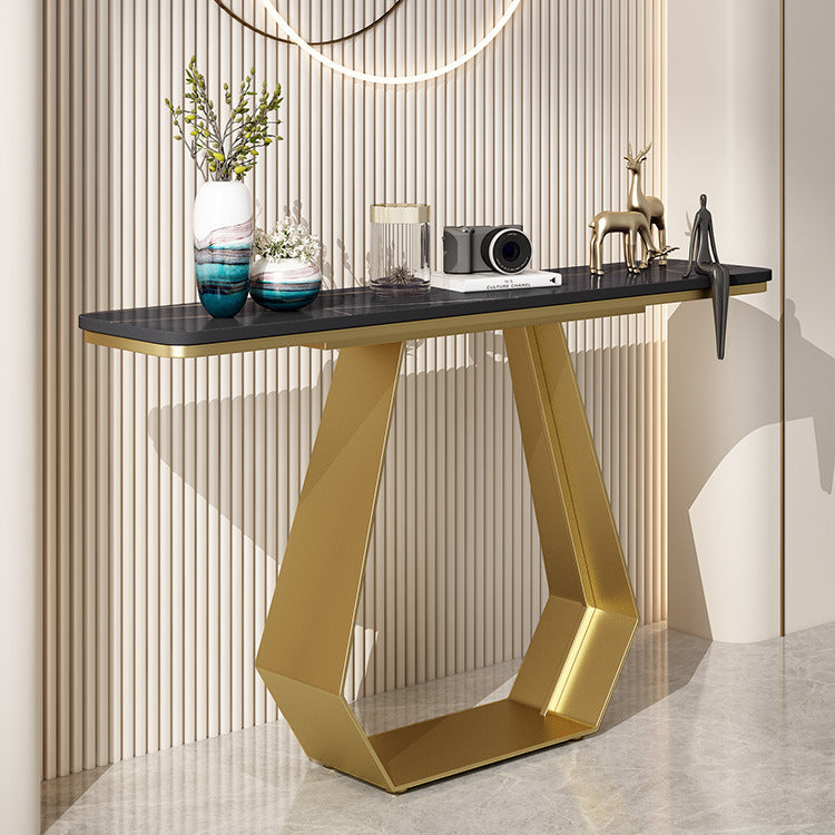 Rectangle Glam Console Accent Table Antique Finish Console Sofa Table