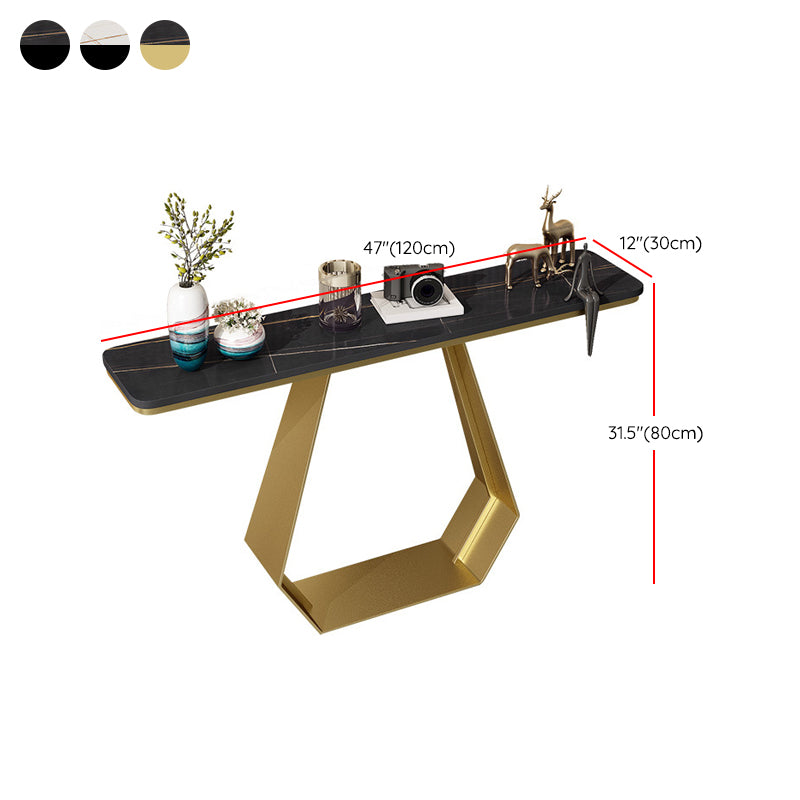 Rectangle Glam Console Accent Table Antique Finish Console Sofa Table