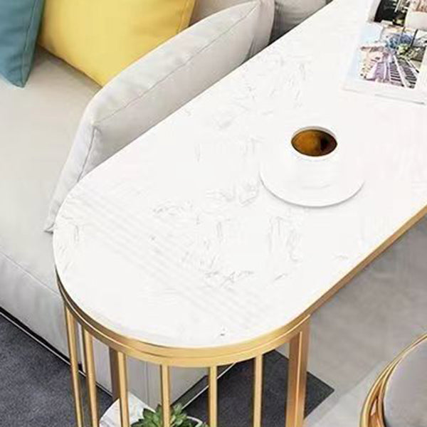 Free Form Stone Top Bar Height Table Industrial Double Pedestal Bar Table with Storage