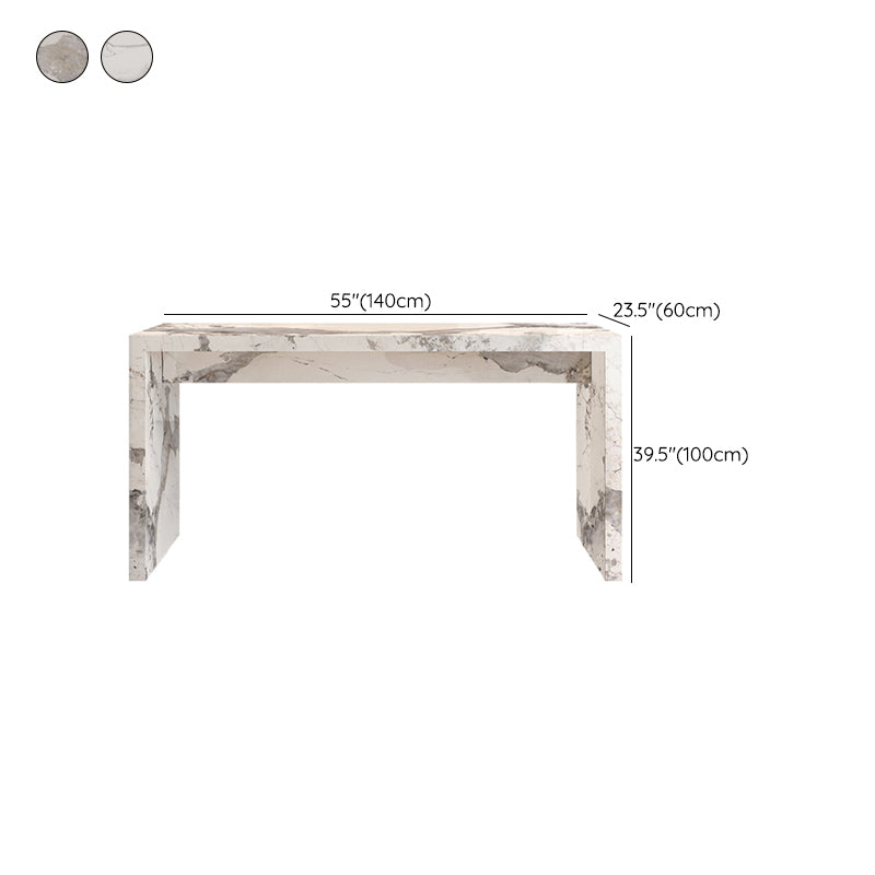 Modern Bistro Bar Table Sintered Stone Bar Table for Living Room