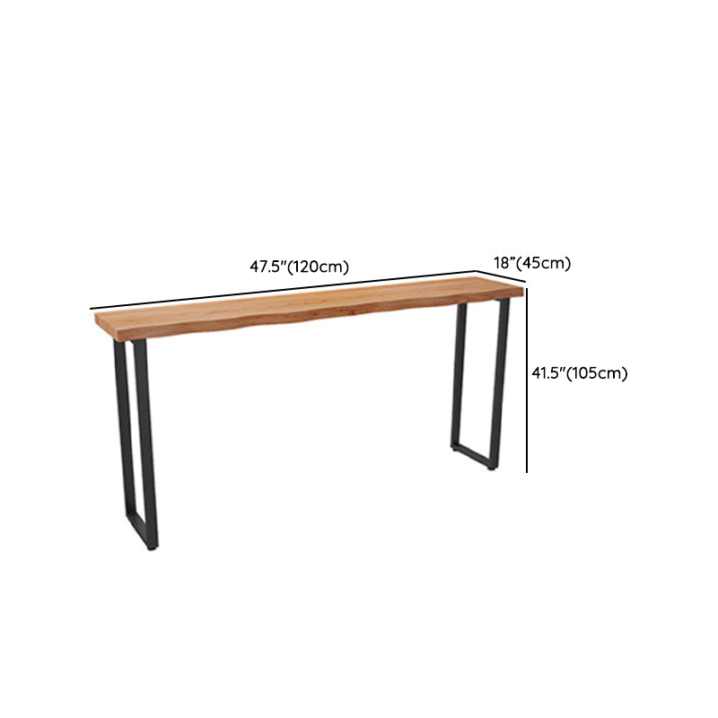 Industrial 1/2/6 Pieces Bar Table Set Wood Counter Table with High Stools