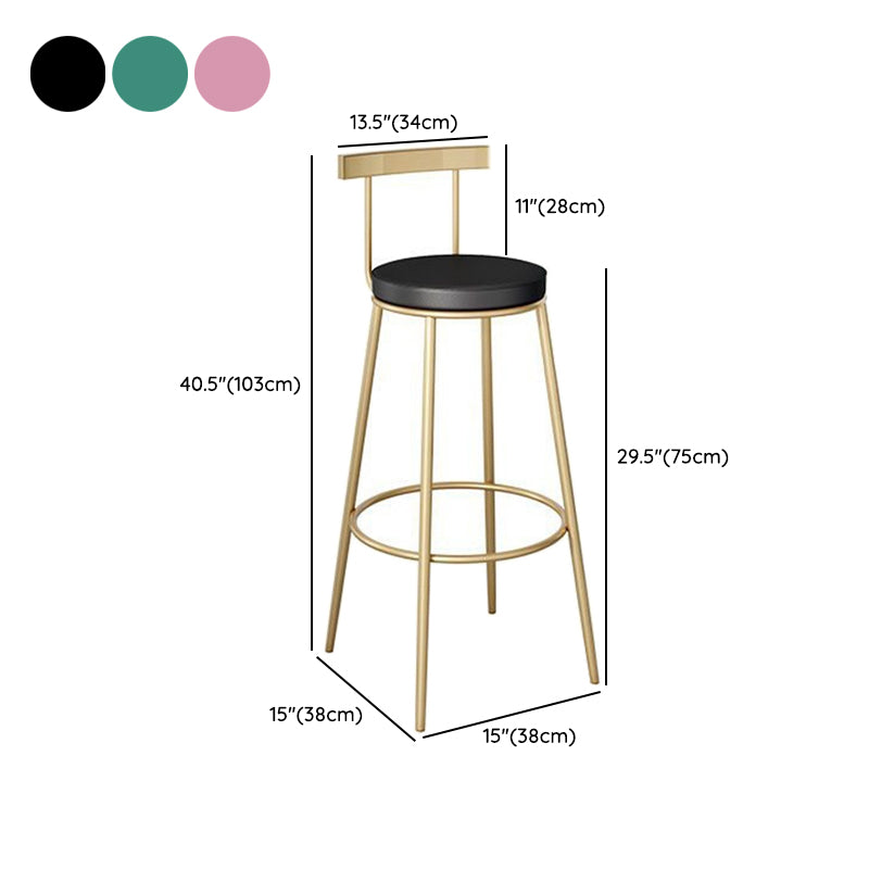 Glam Stone 1/2/3 Pieces Bar Table Set Rectangle Bar Table with Metal Legs