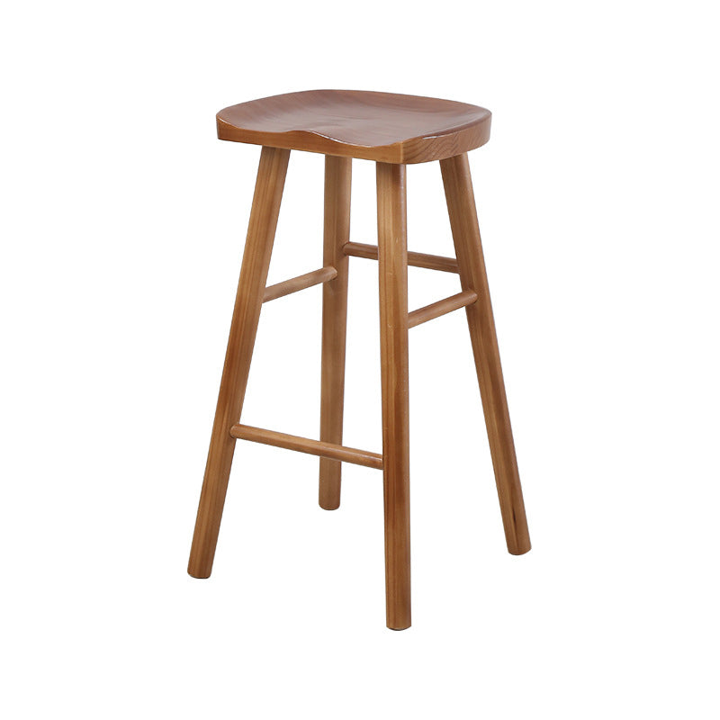 Contemporary Rectangle Pub Table Set 1/4/5 Pcs Bar Table with Wooden Stools