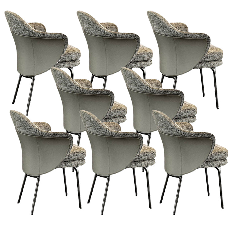 Dining Room Upholstered Chair Faux Leather Parsons Dining Chair