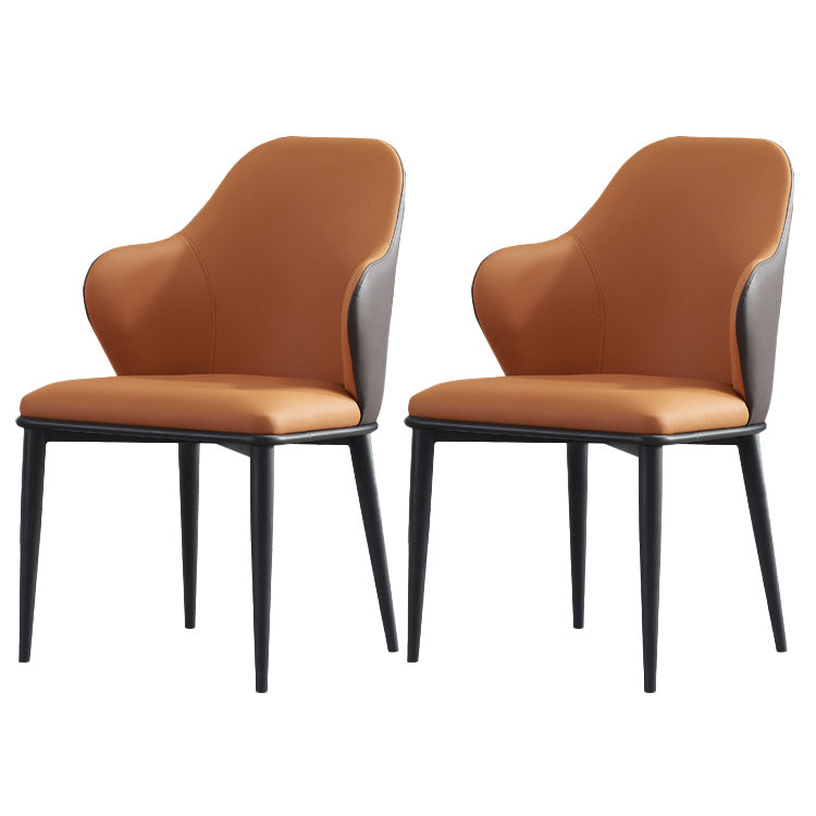 Dining Room Upholstered Chair Home Faux Leather Wingback Chair