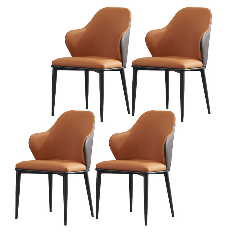 Dining Room Upholstered Chair Home Faux Leather Wingback Chair