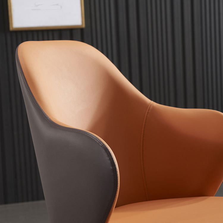 Dining Room Upholstered Chair Home Faux Leather Wingback Chair