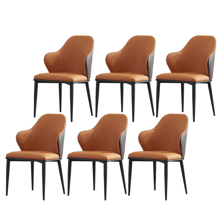 Dining Room Upholstered Chair Home Faux Leather Wingback Chair