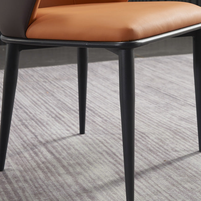 Dining Room Upholstered Chair Home Faux Leather Wingback Chair