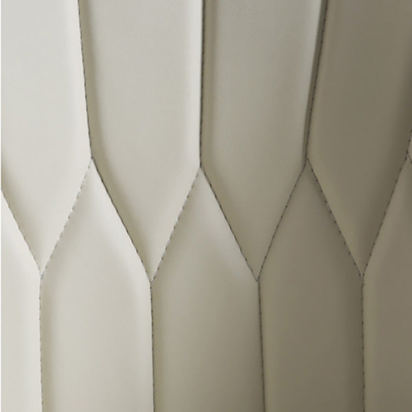 Industrial Upholstered Dining Chairs Parsons Chair in Black Legs