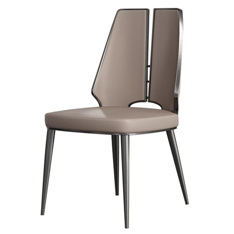 Dining Room Upholstered Chair Home Faux Leather Dining Chair