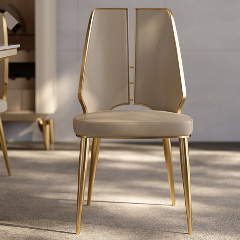 Dining Room Upholstered Chair Home Faux Leather Dining Chair