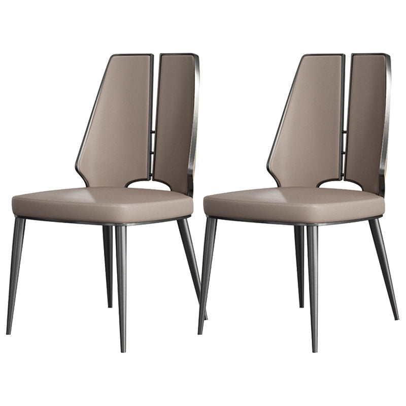 Dining Room Upholstered Chair Home Faux Leather Dining Chair