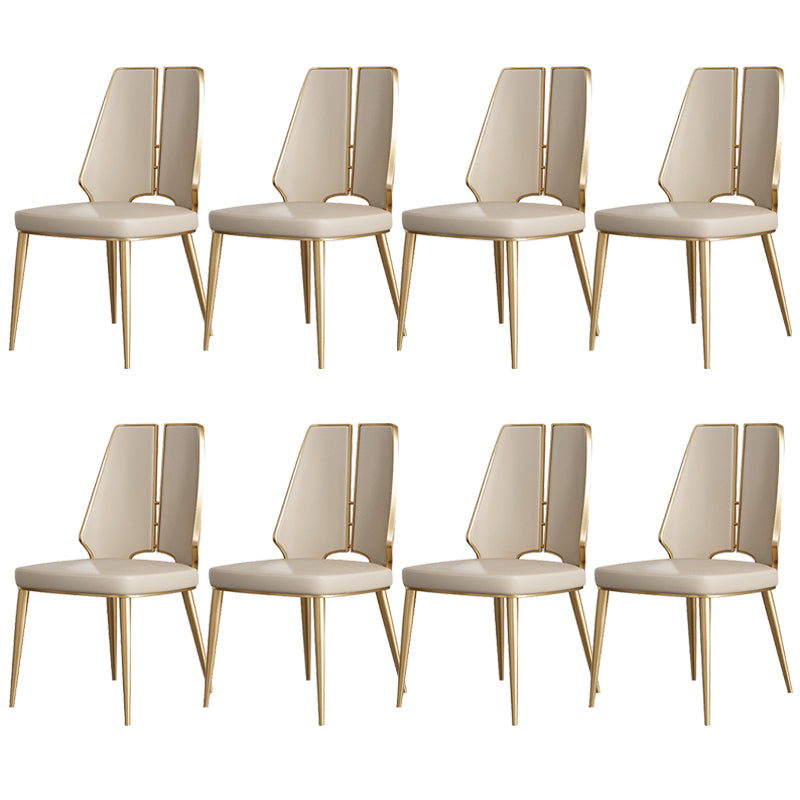 Dining Room Upholstered Chair Home Faux Leather Dining Chair