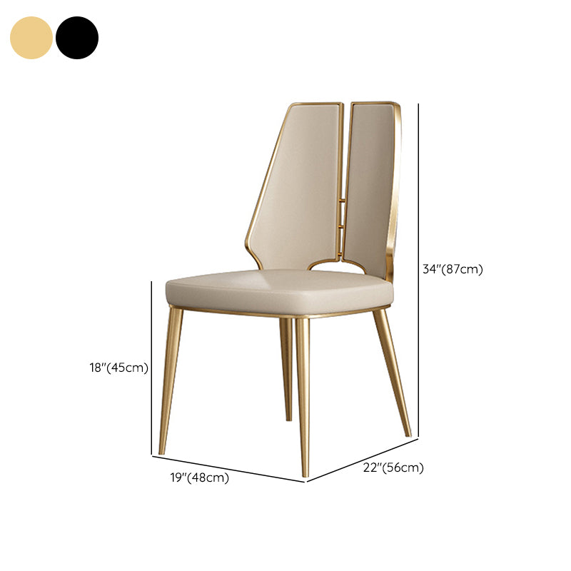 Dining Room Upholstered Chair Home Faux Leather Dining Chair