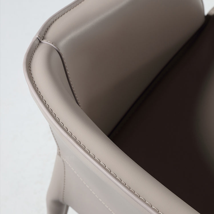 Modern Dining Room Dining Chair Faux Leather Arm Parsons Chair