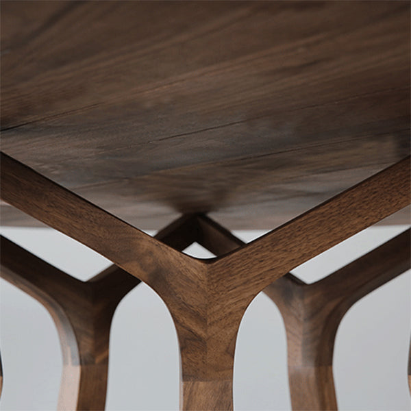 Contemporary 1/2/5 Pieces Furniture Round Solid Wood Dining Set in Brown