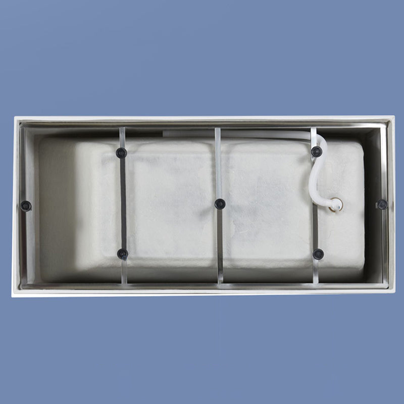 Antique Finish Soaking Bathtub Acrylic Rectangular Back to Wall Bath Tub