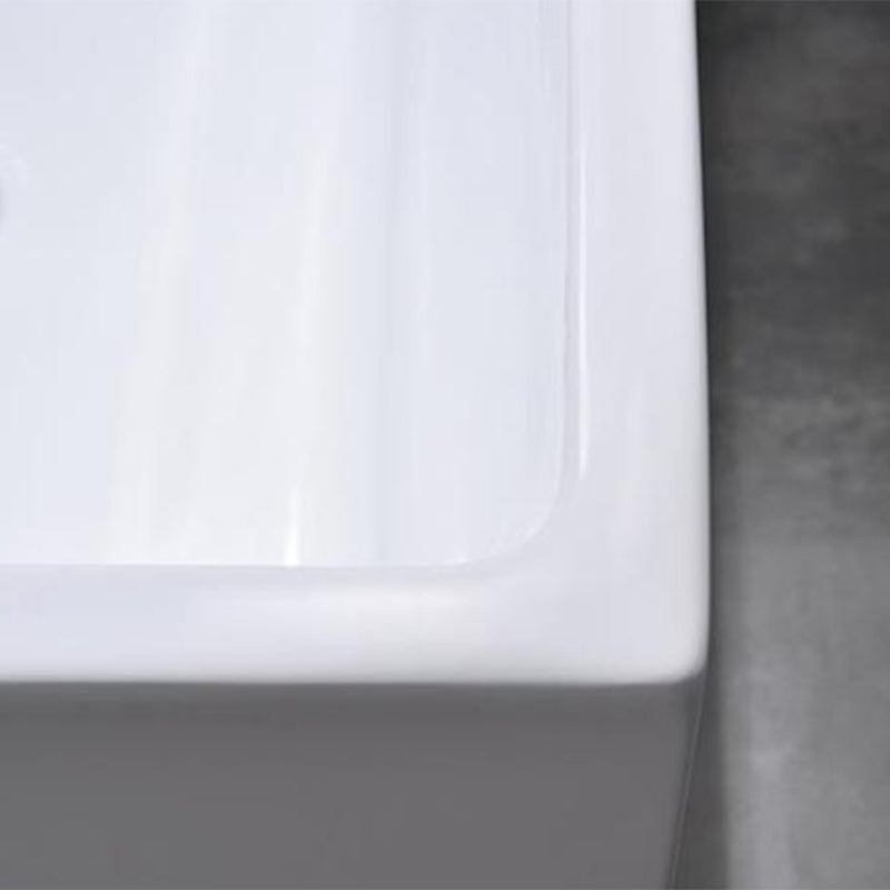 Soaking Acrylic Bathtub Antique Finish Rectangular Back to Wall Bath Tub