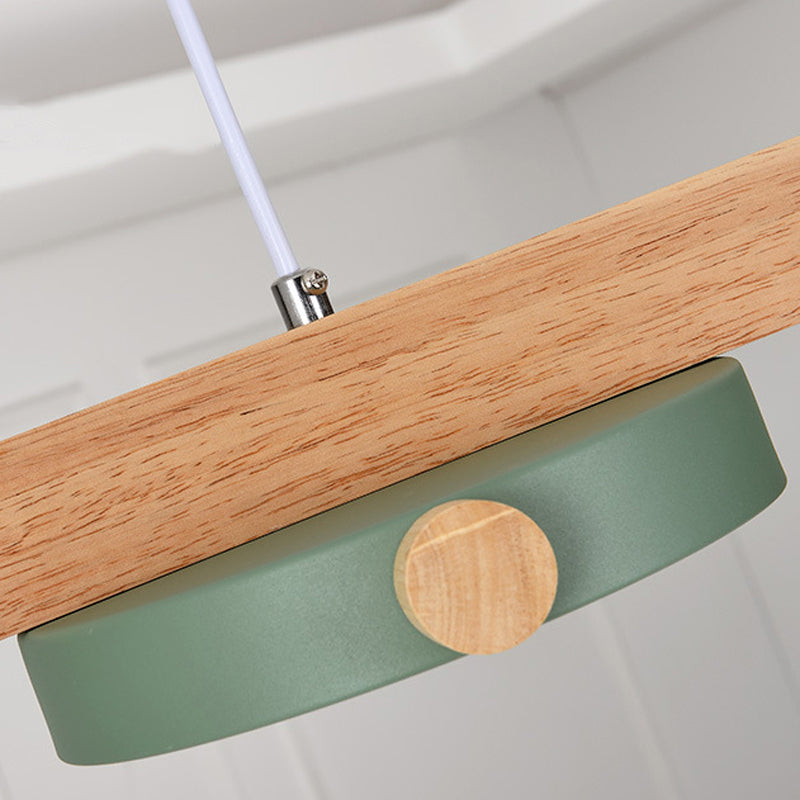 Modern Island Light Colorful Metallic Hanging Lighting Fixture for Dining Room