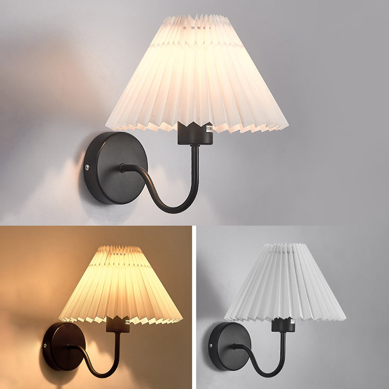 Modern Cone Wall Lamps Metal 1 Light Wall Light Fixtures for Bedroom