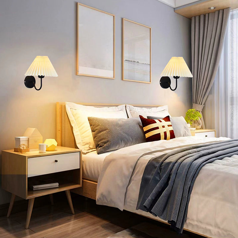 Modern Cone Wall Lamps Metal 1 Light Wall Light Fixtures for Bedroom