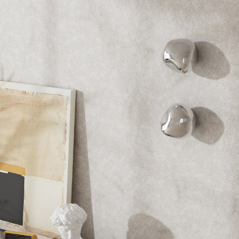 Unique 1 - Light Wall Light Fixture Modern Glass Wall Sconce in Sliver / Amber