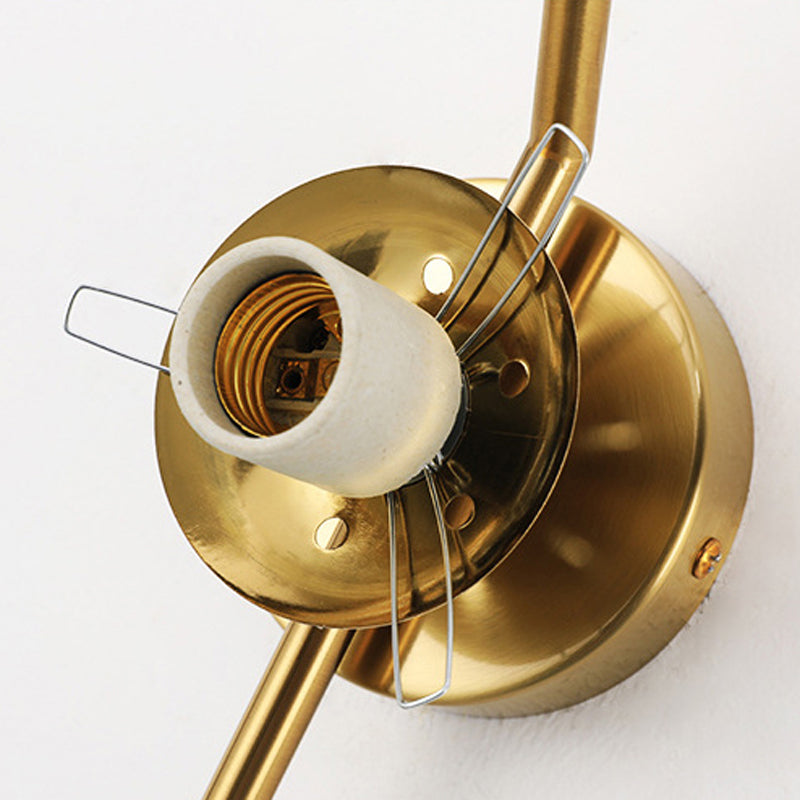 Modernist Wall Sconce Spherical Glass Wall Light Fixture for Dining Room