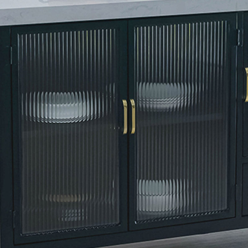 Modern Kitchen Island Table Dining Room Kitchen Island with Storage Cabinet